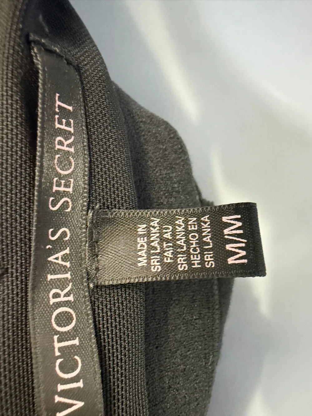 Victoria's Secret Black V-Neck Spaghetti Strap Camisole